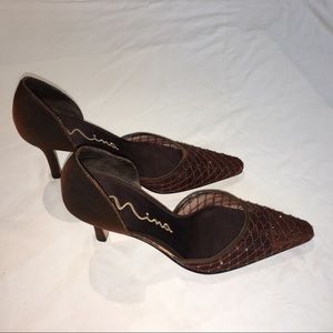 Nina heeled shoes EUC size 7M